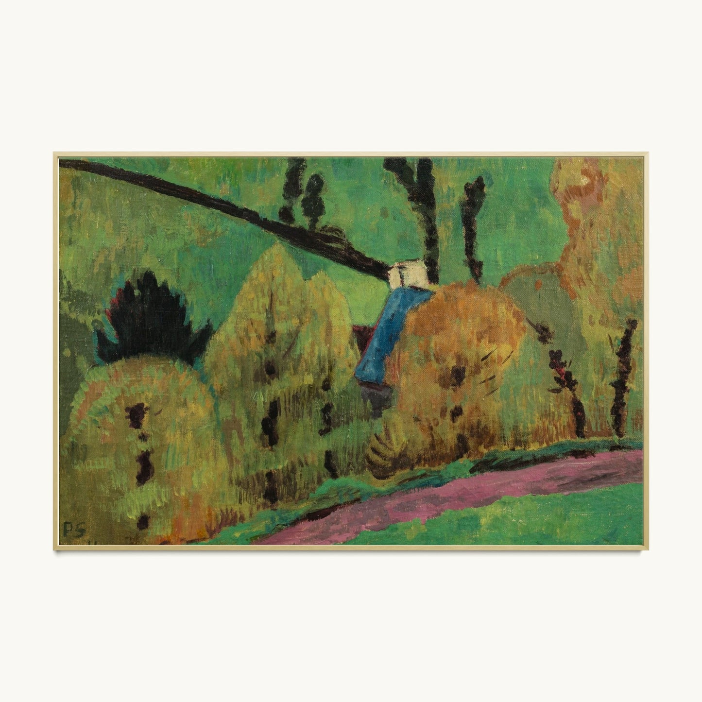 Chemin rose à Châteauneuf-du-Faou