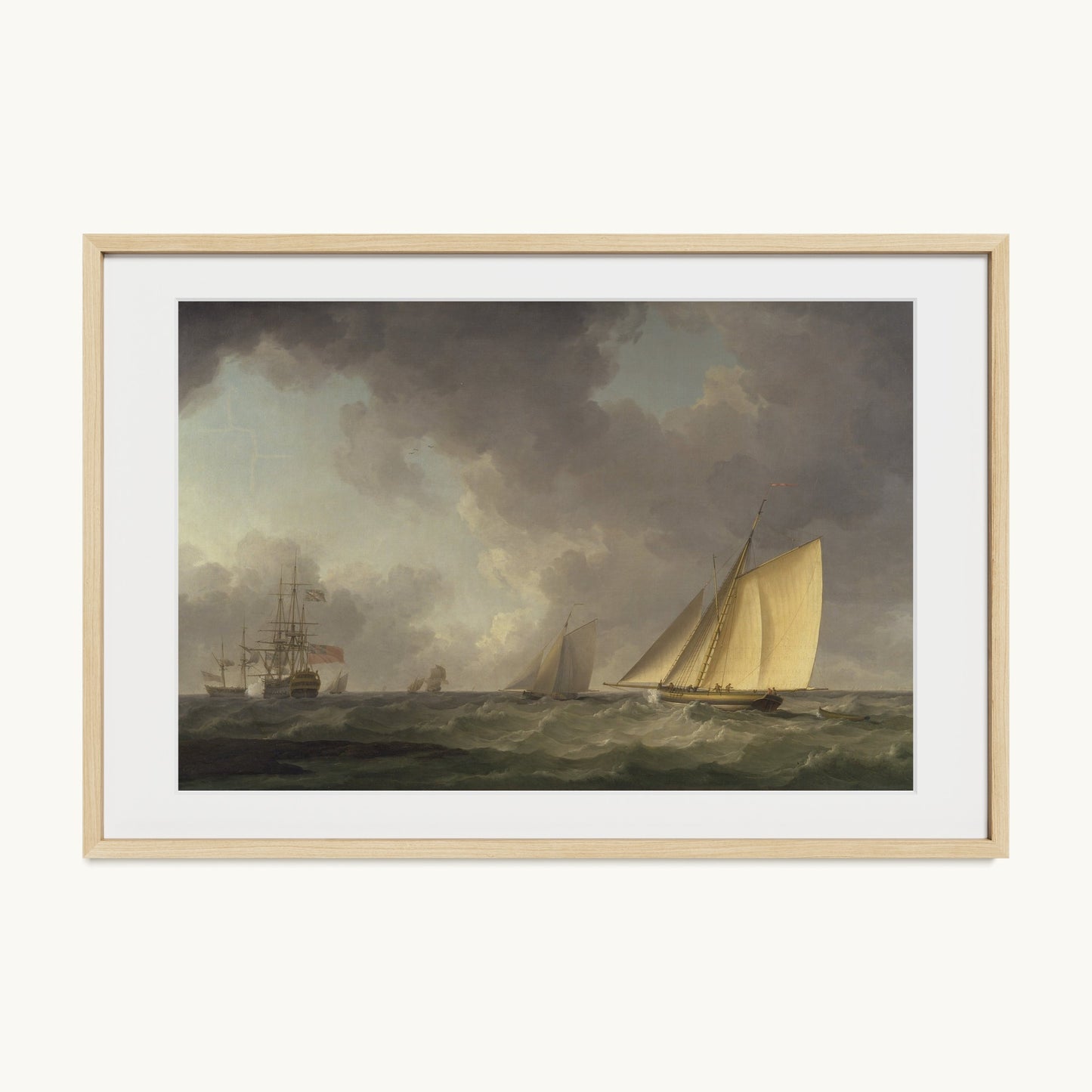 Cutter Close Hauled in a Fresh Breeze