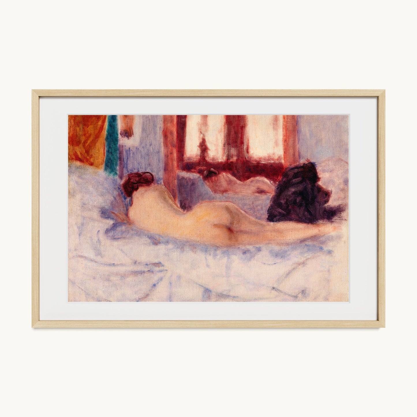 A Reclining Nude before a Mirror
