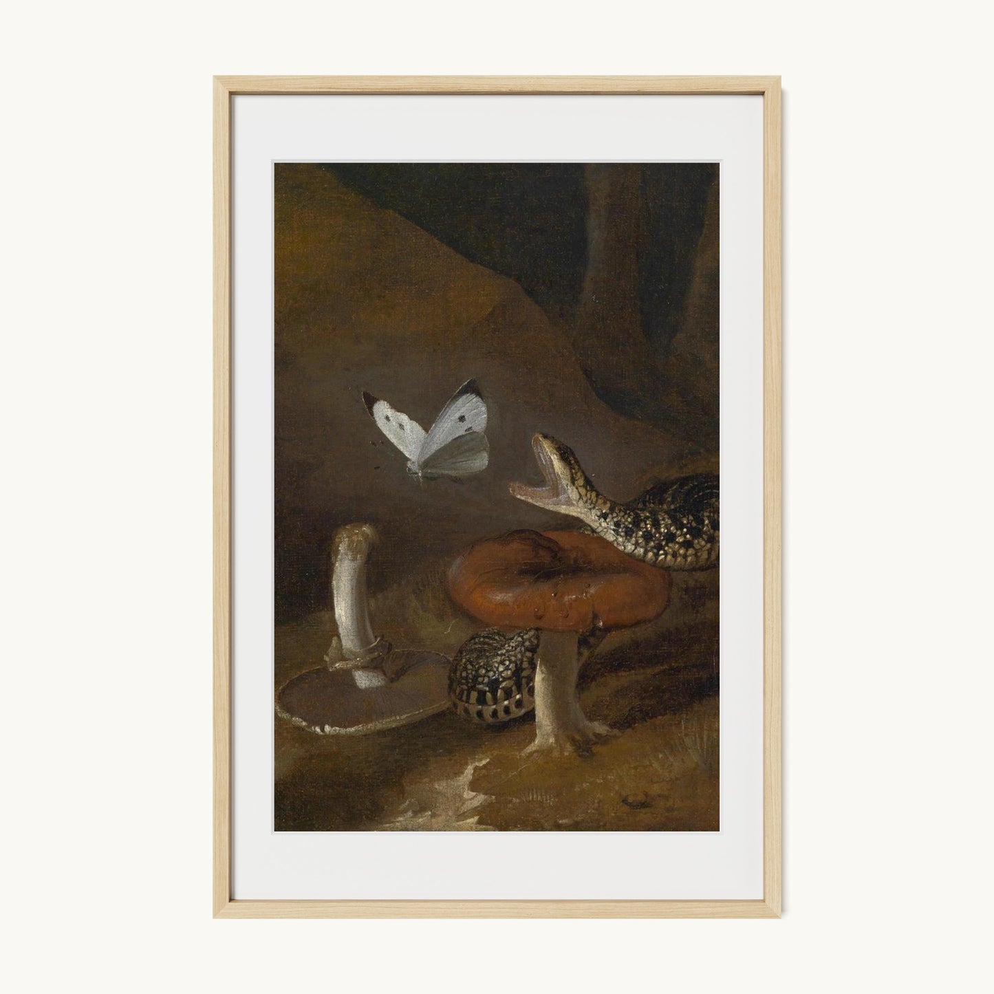 A Sous-bois Still Life with a Snake