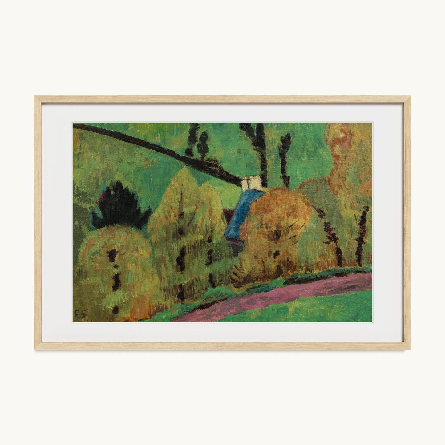Chemin rose à Châteauneuf-du-Faou