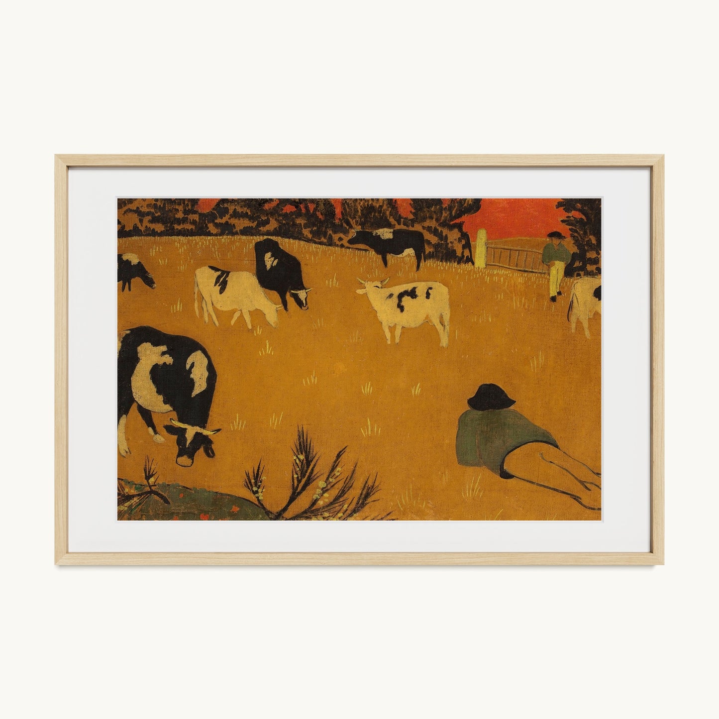 Breton Panel with Cows