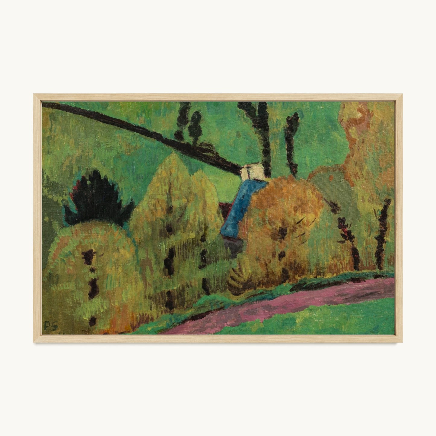 Chemin rose à Châteauneuf-du-Faou