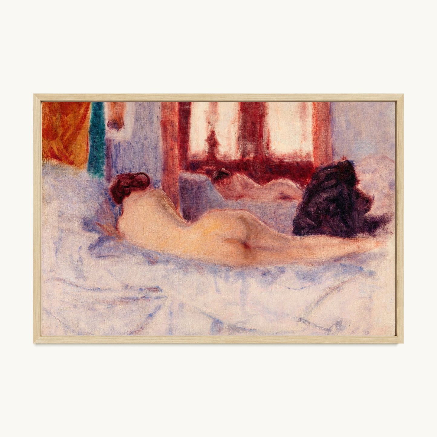 A Reclining Nude before a Mirror