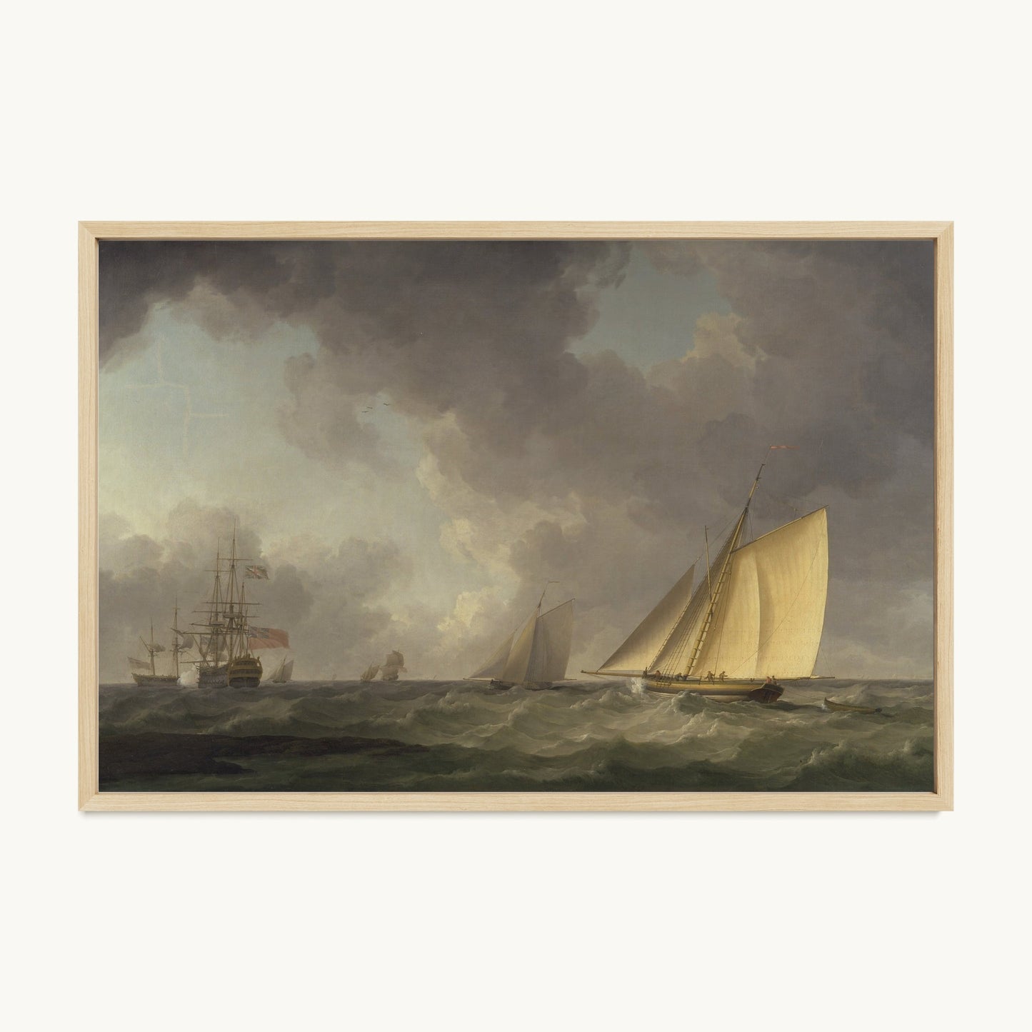 Cutter Close Hauled in a Fresh Breeze