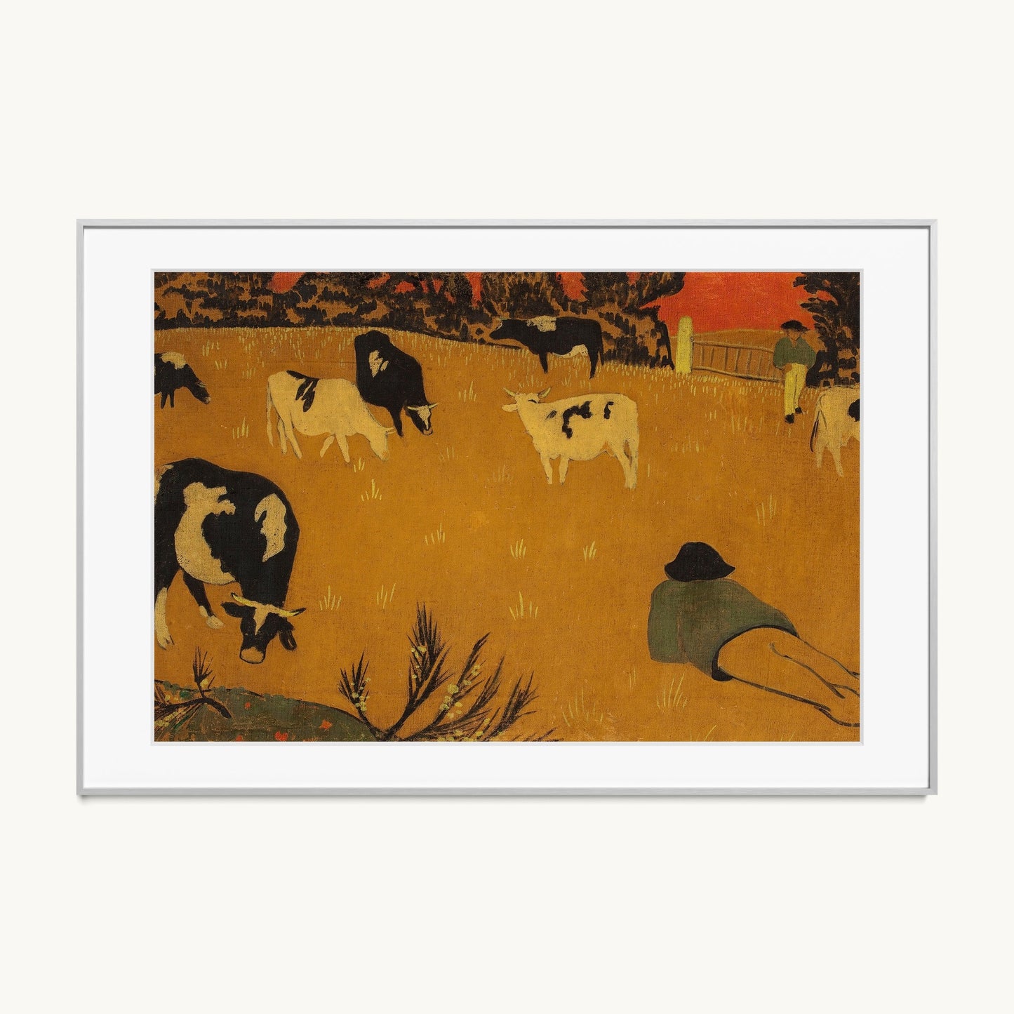 Breton Panel with Cows