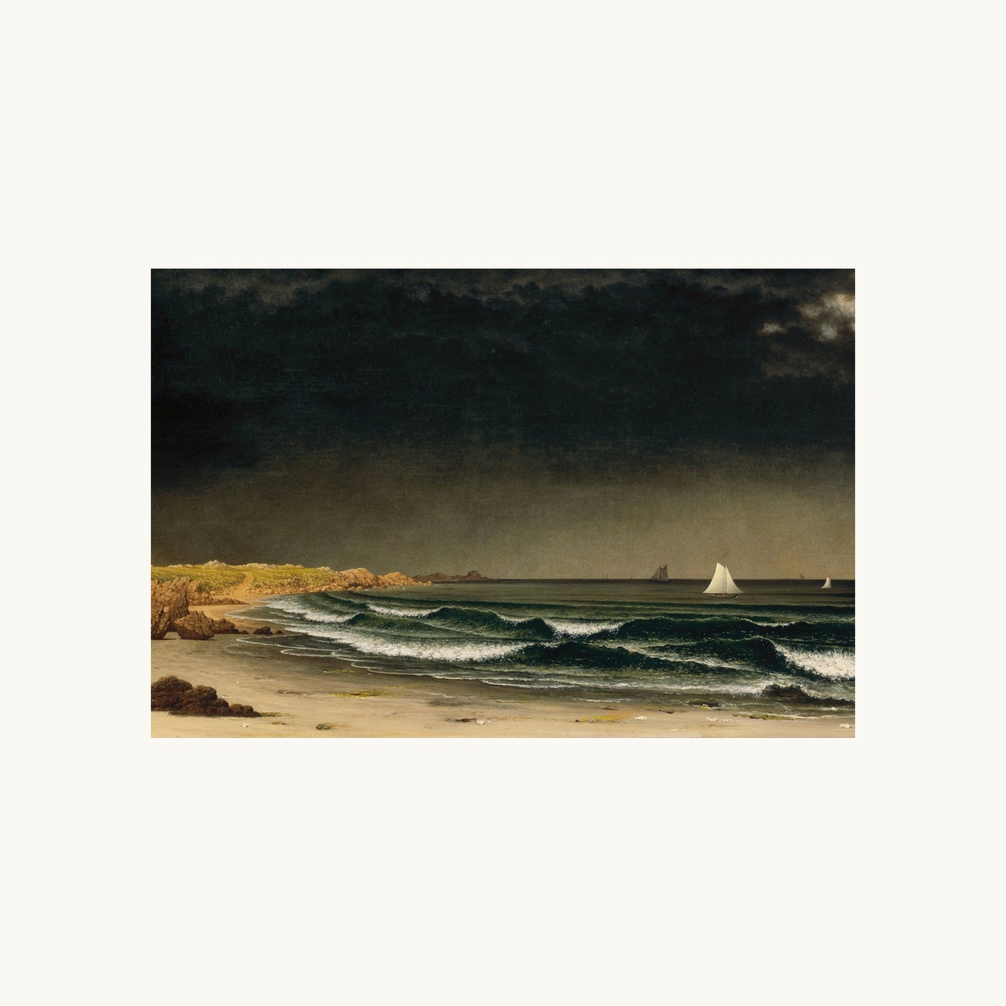 Approaching Storm, Beach near Newport