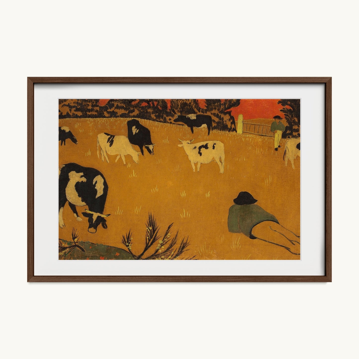 Breton Panel with Cows