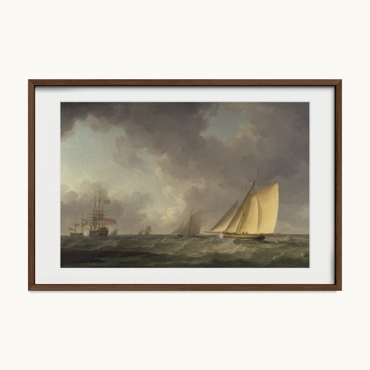 Cutter Close Hauled in a Fresh Breeze