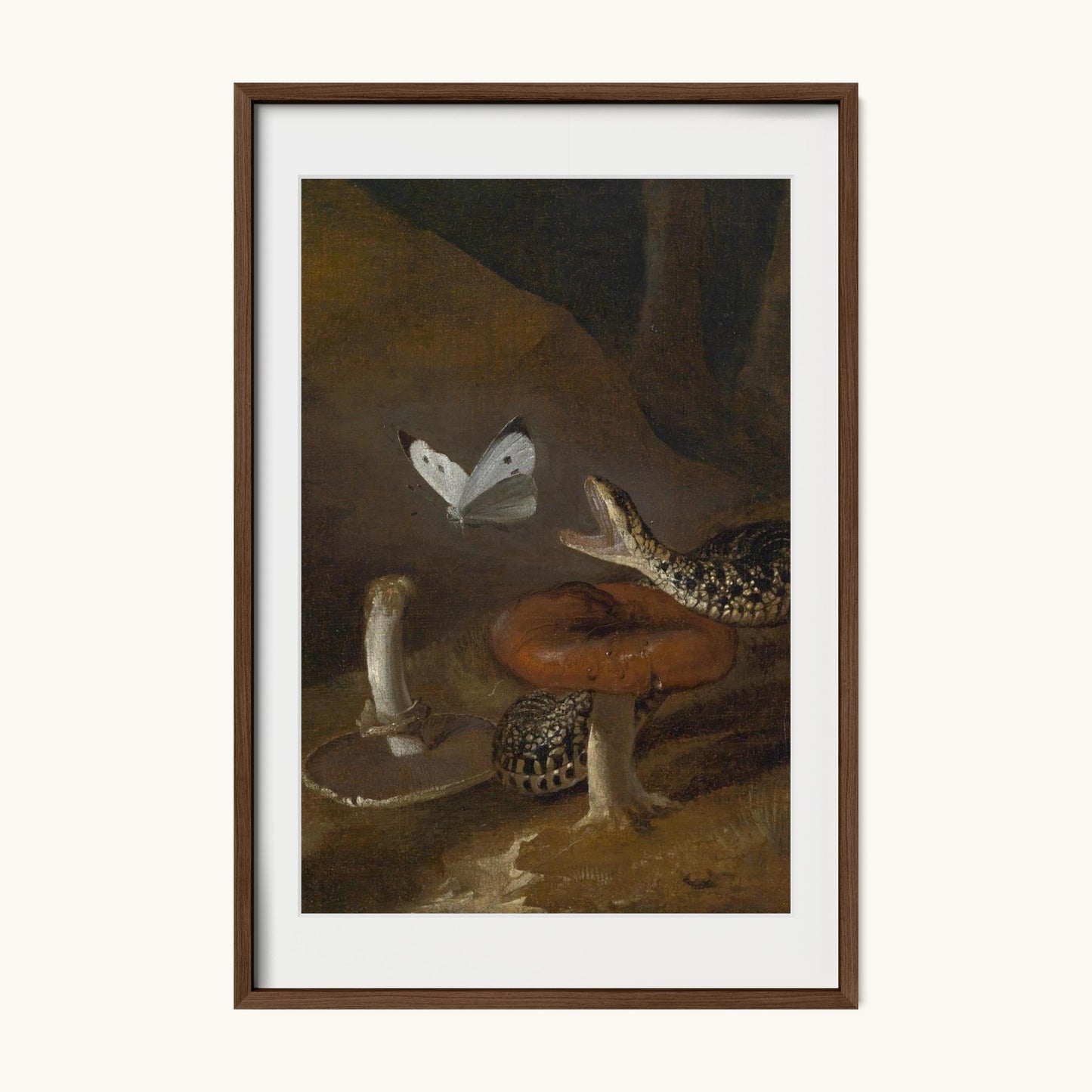 A Sous-bois Still Life with a Snake