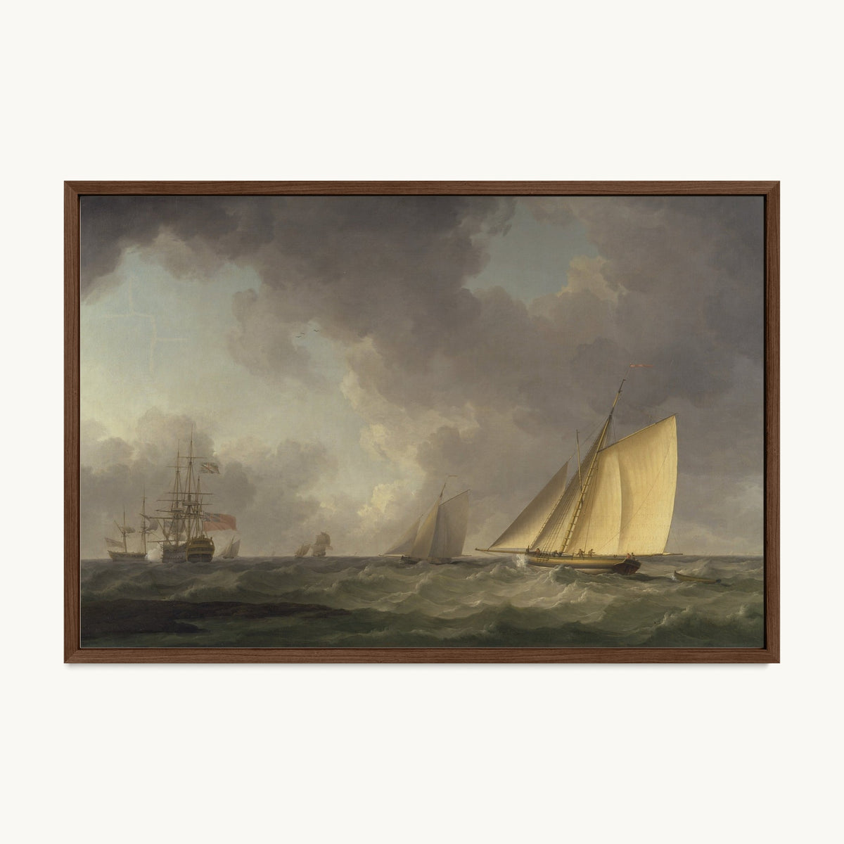 Cutter Close Hauled in a Fresh Breeze