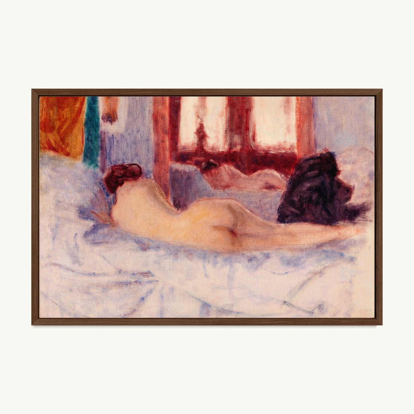 A Reclining Nude before a Mirror