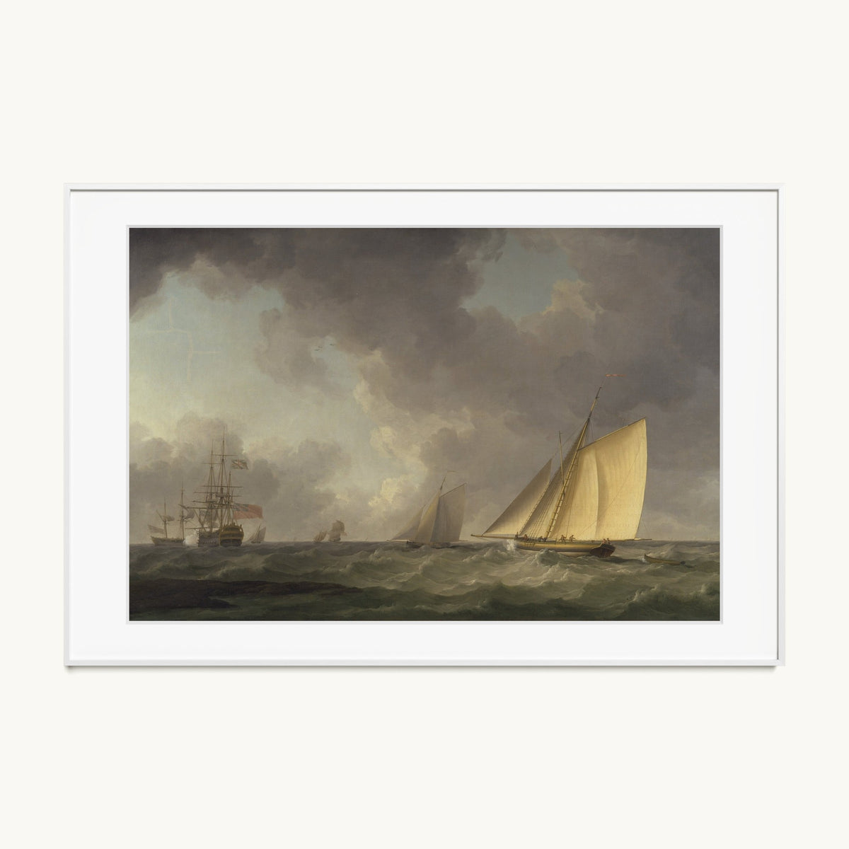Cutter Close Hauled in a Fresh Breeze