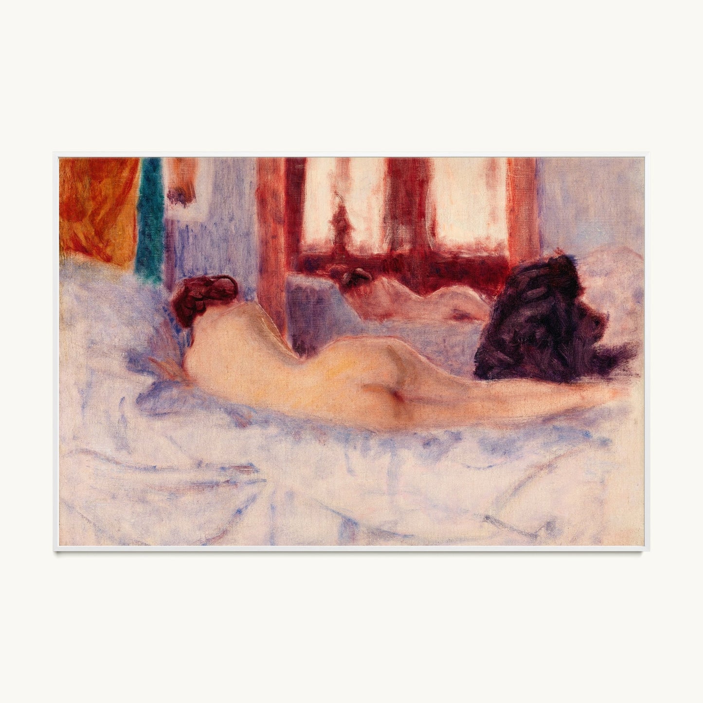 A Reclining Nude before a Mirror