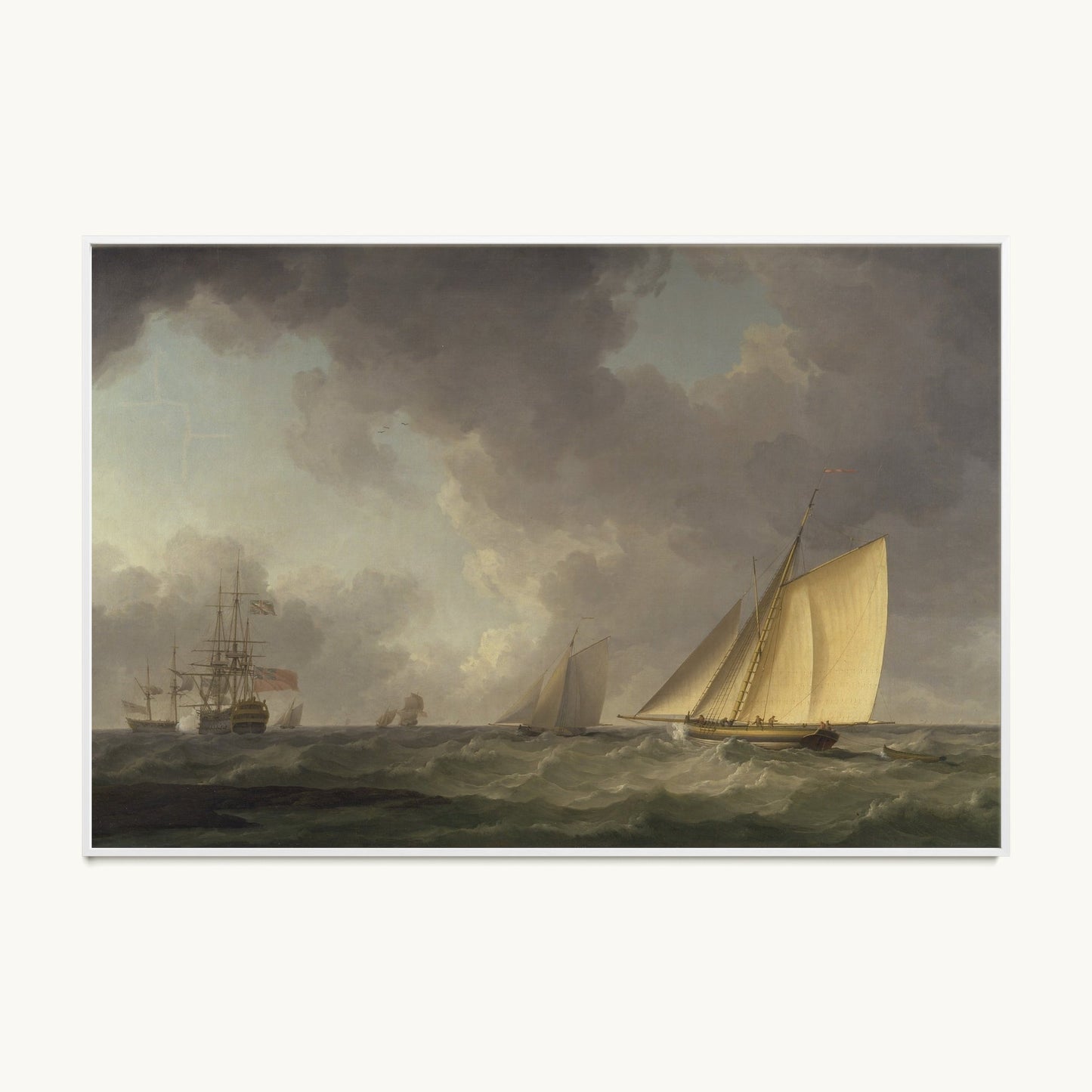 Cutter Close Hauled in a Fresh Breeze