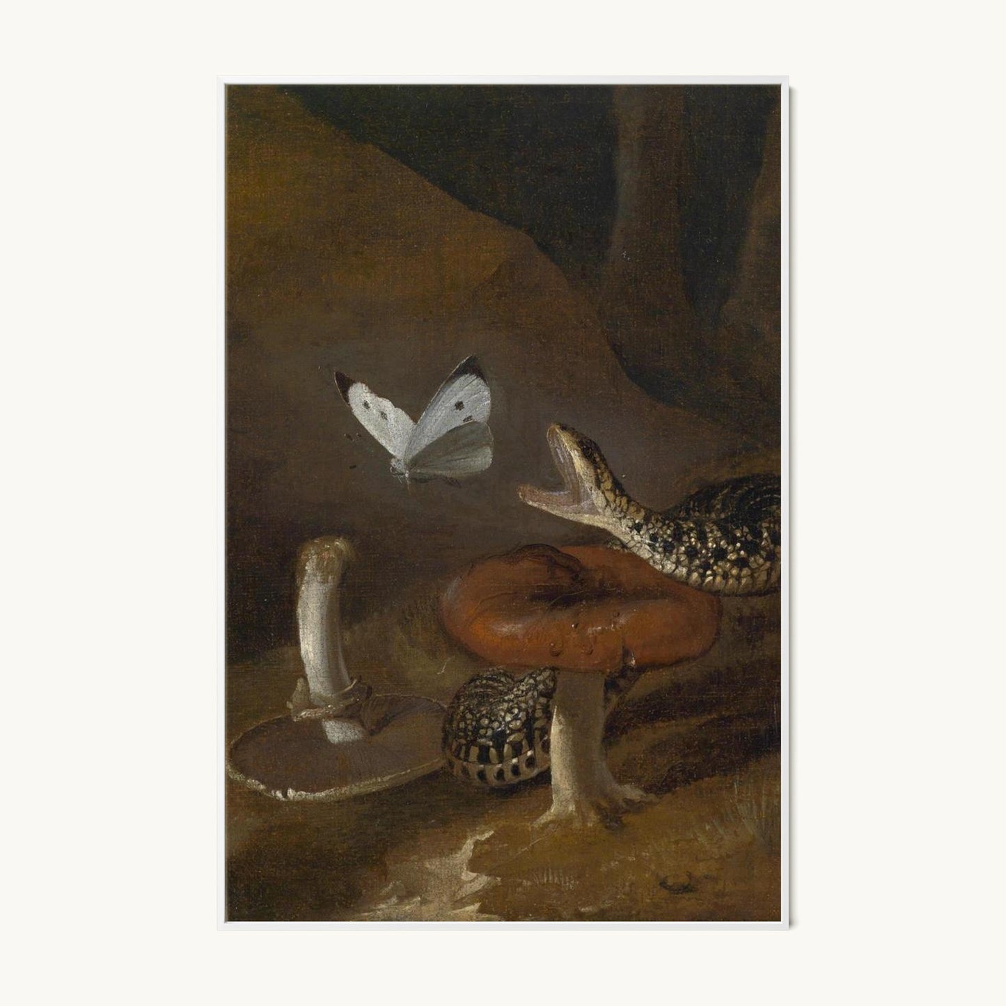 A Sous-bois Still Life with a Snake