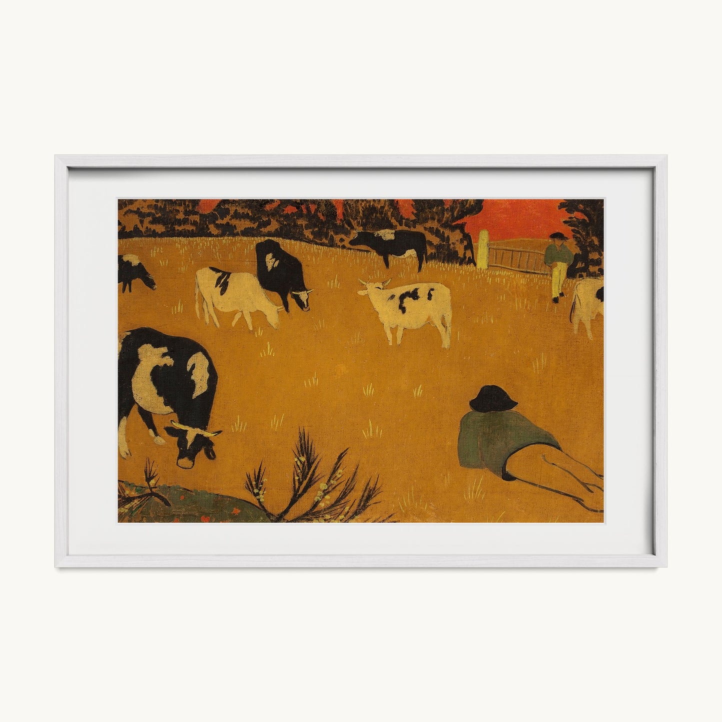 Breton Panel with Cows