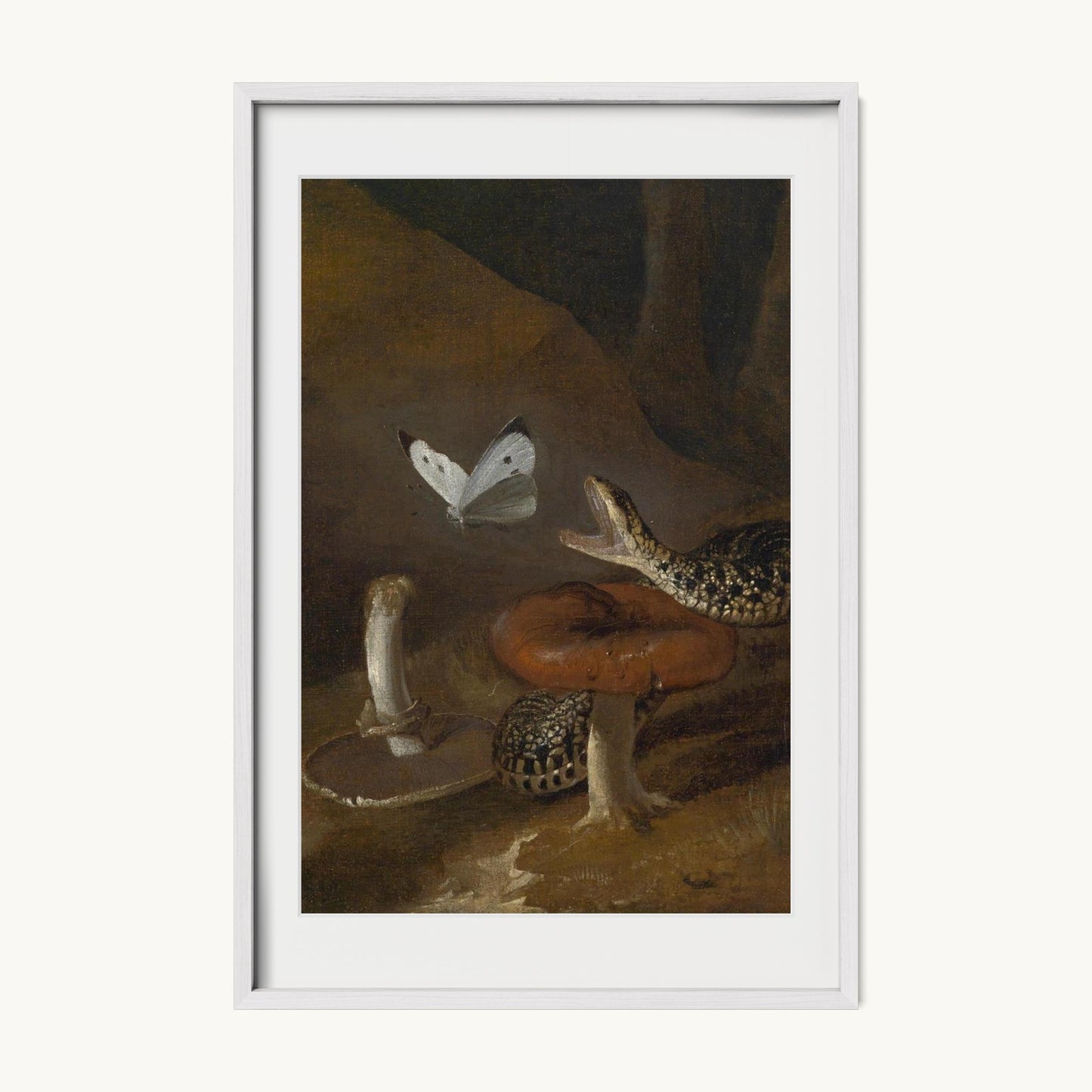 A Sous-bois Still Life with a Snake