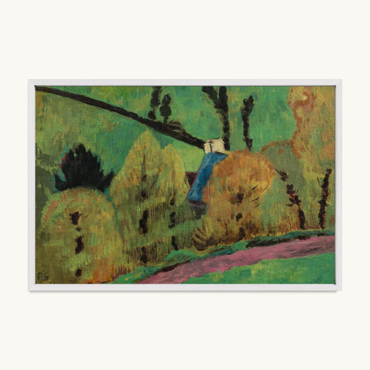 Chemin rose à Châteauneuf-du-Faou
