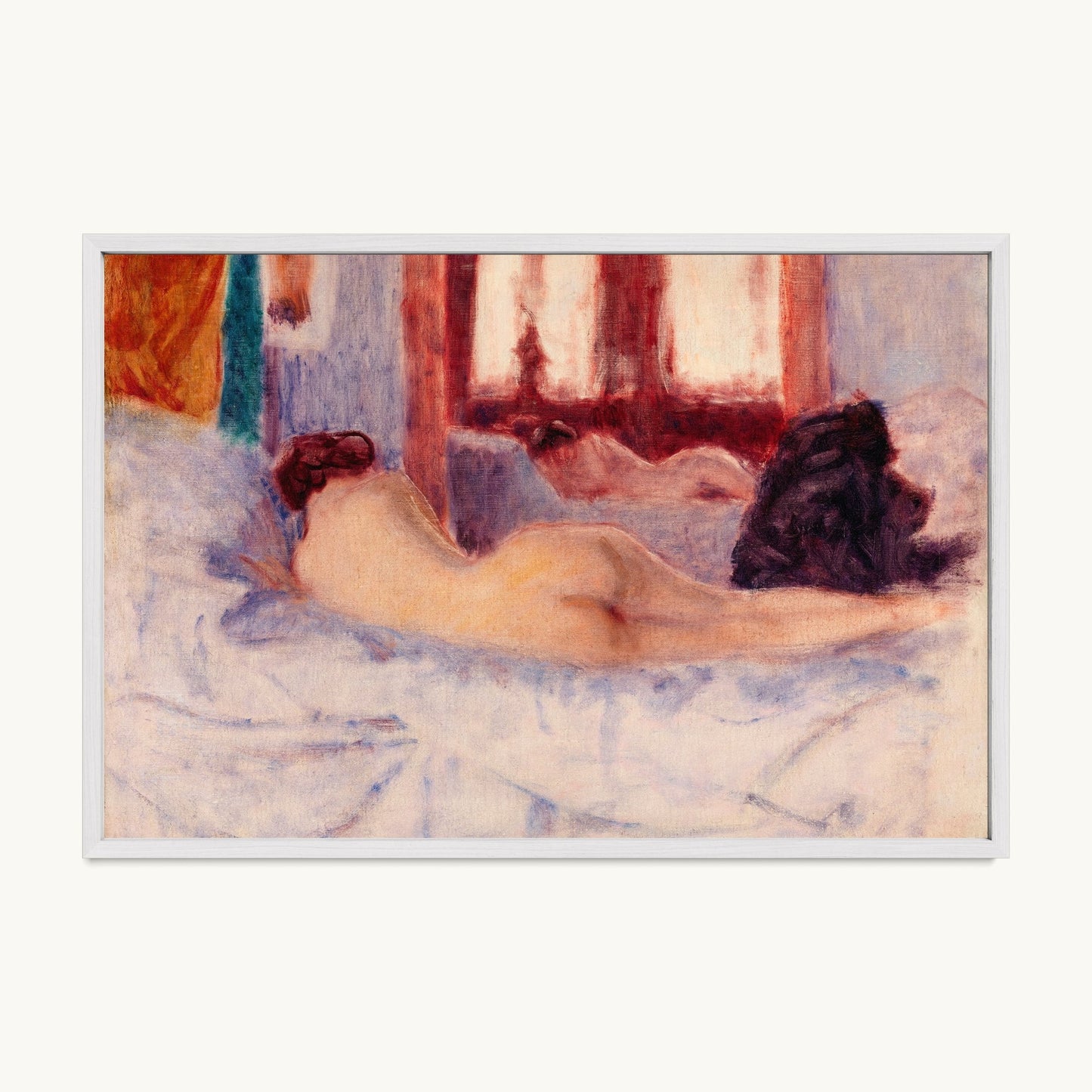 A Reclining Nude before a Mirror