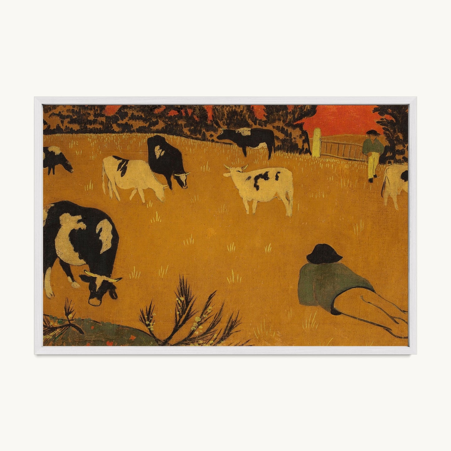 Breton Panel with Cows
