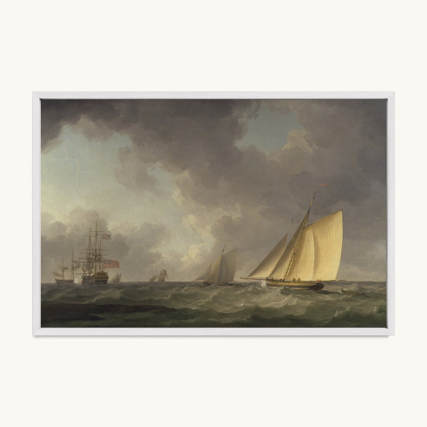 Cutter Close Hauled in a Fresh Breeze
