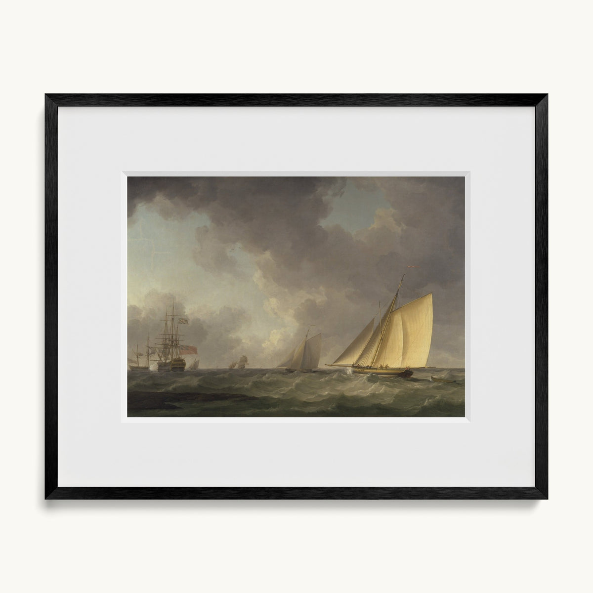 Cutter Close Hauled in a Fresh Breeze
