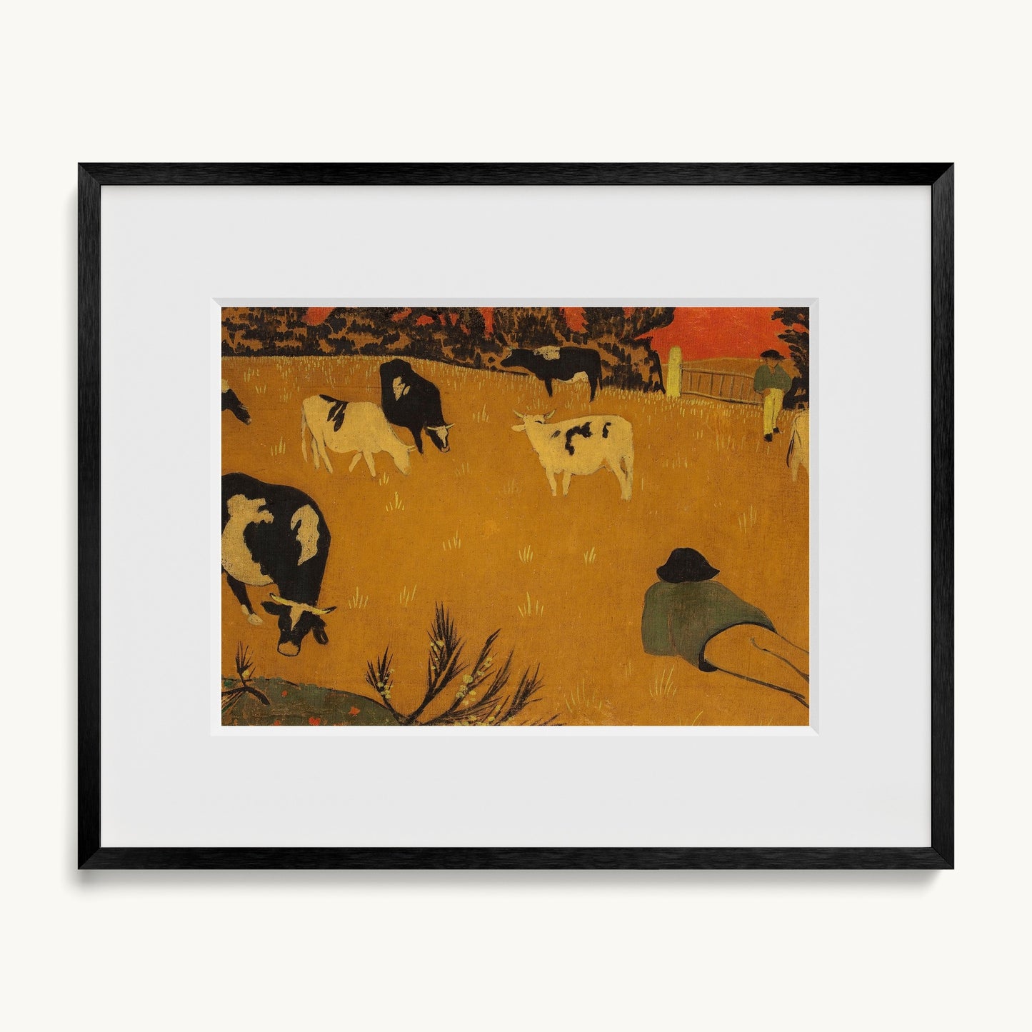 Breton Panel with Cows
