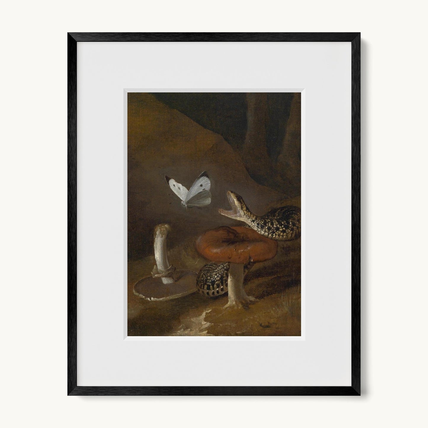 A Sous-bois Still Life with a Snake