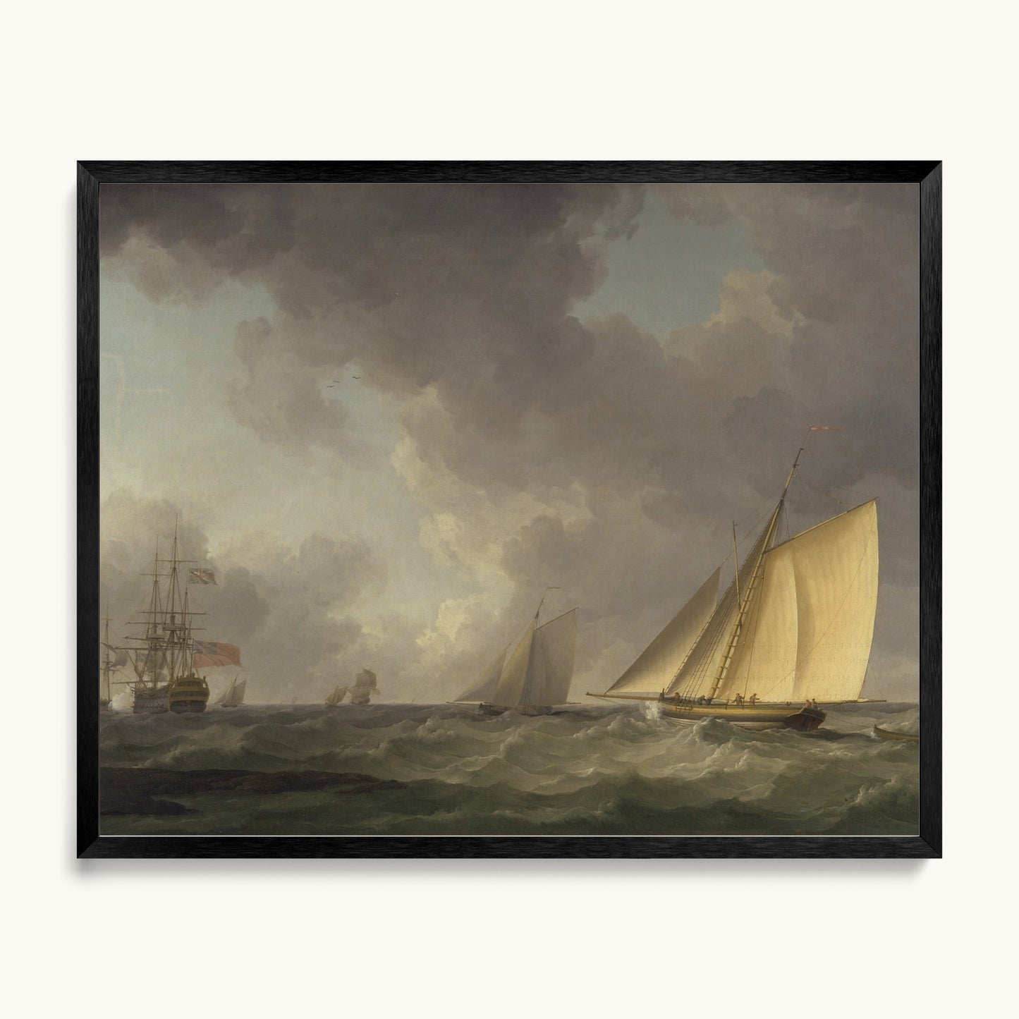 Cutter Close Hauled in a Fresh Breeze