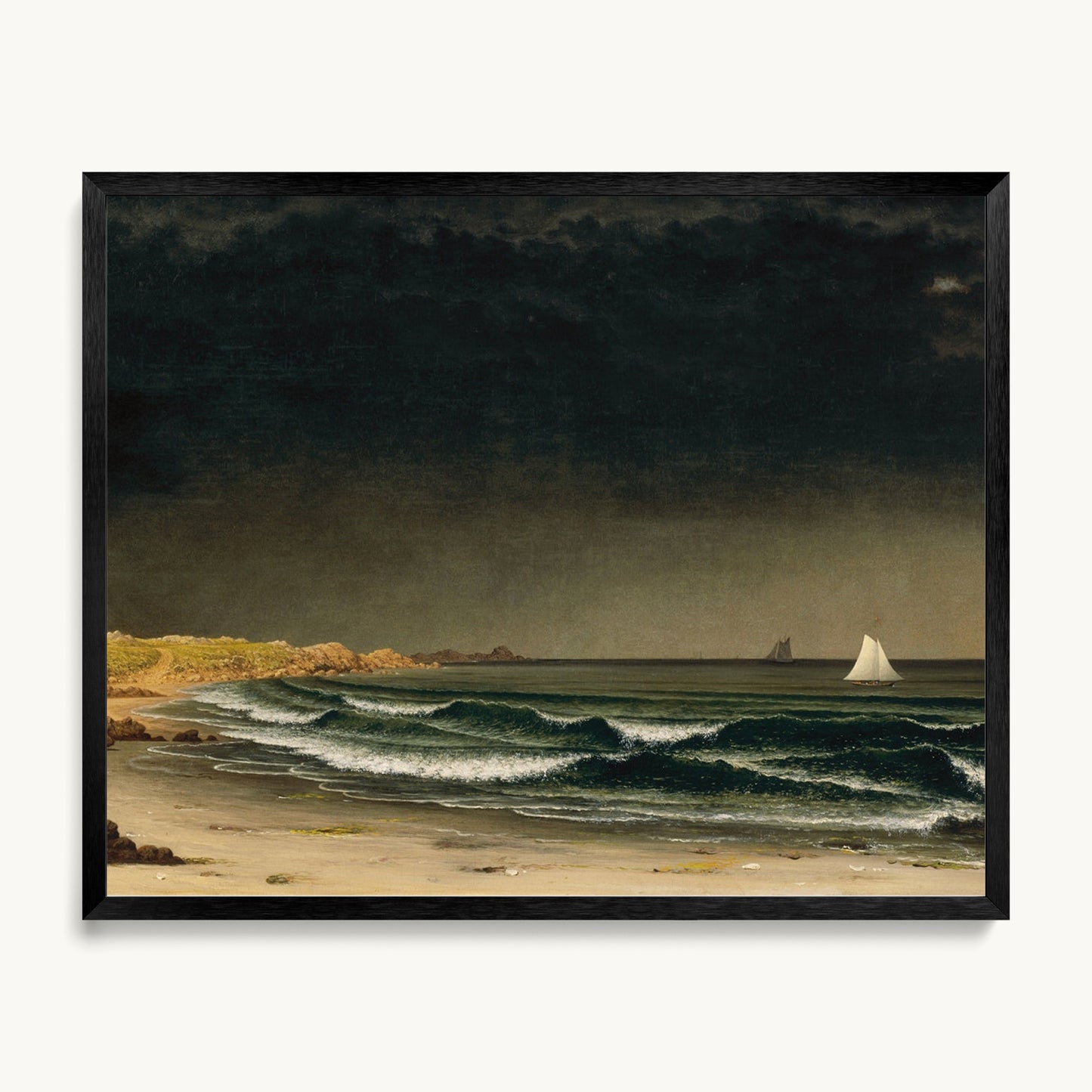 Approaching Storm, Beach near Newport
