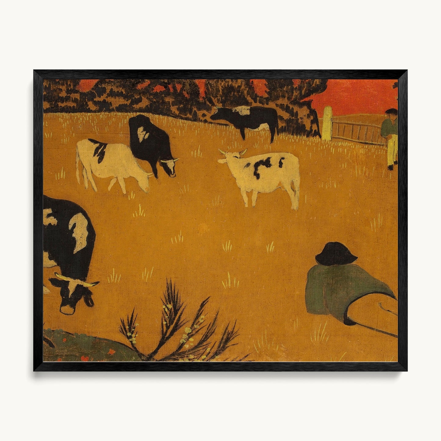 Breton Panel with Cows