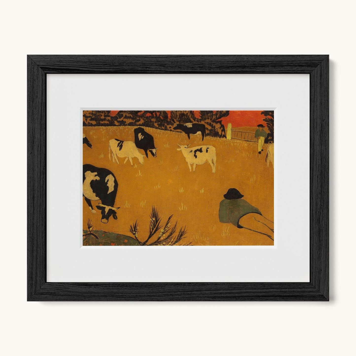 Breton Panel with Cows