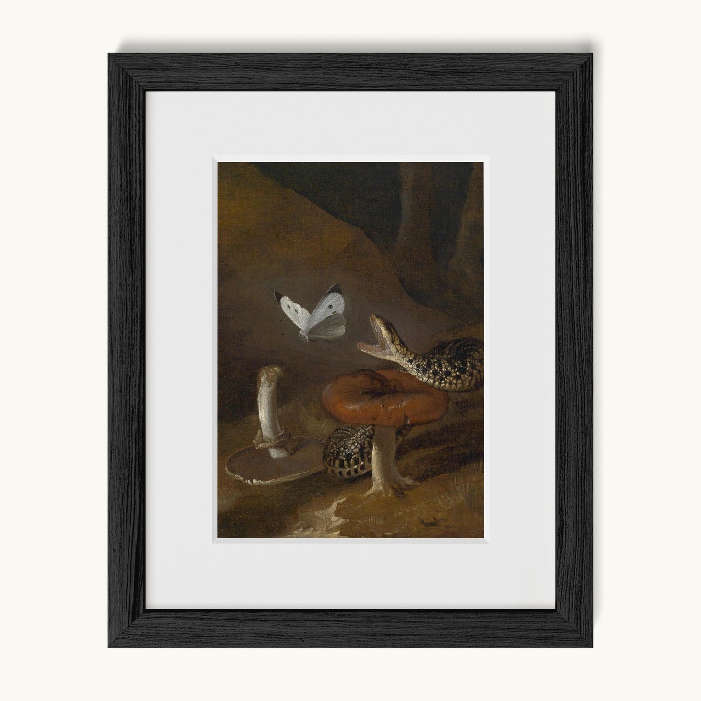 A Sous-bois Still Life with a Snake