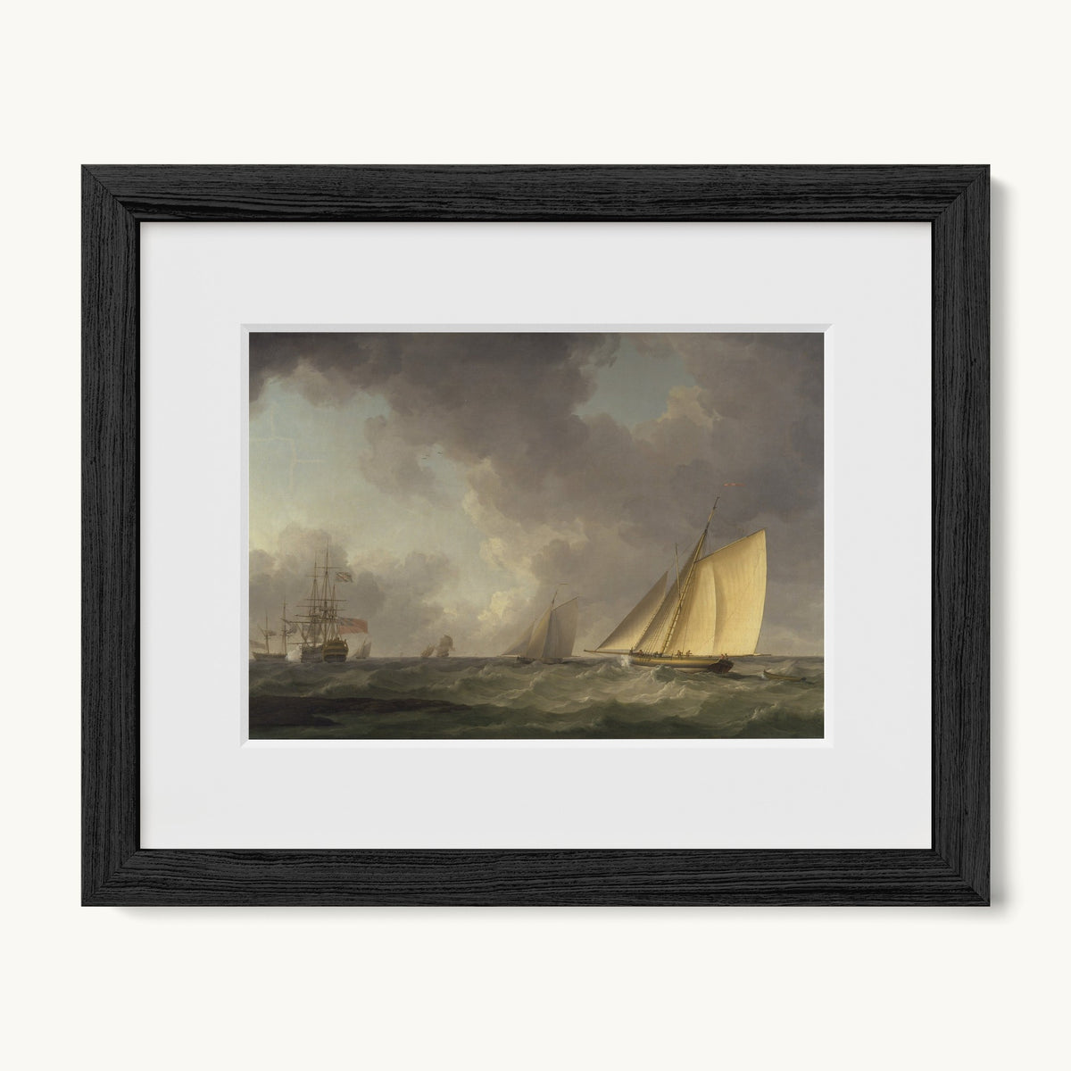 Cutter Close Hauled in a Fresh Breeze