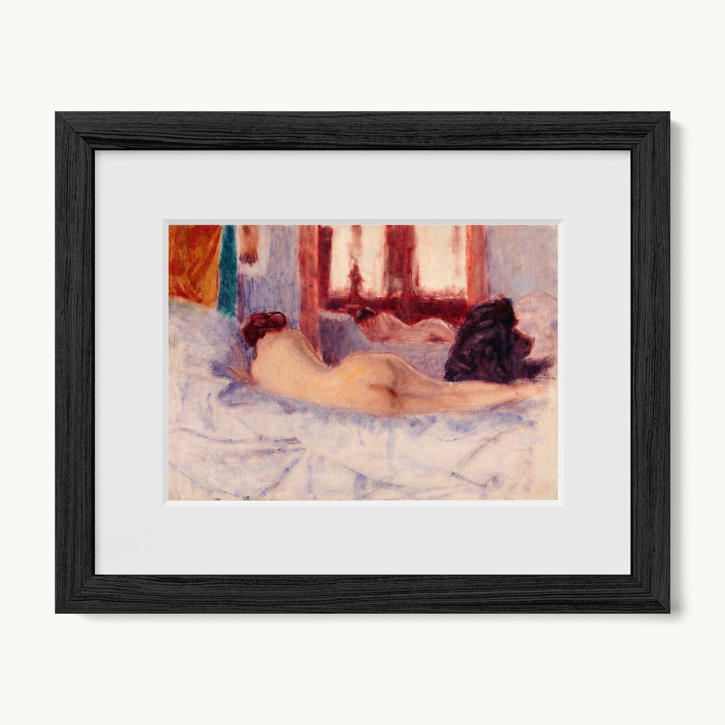 A Reclining Nude before a Mirror