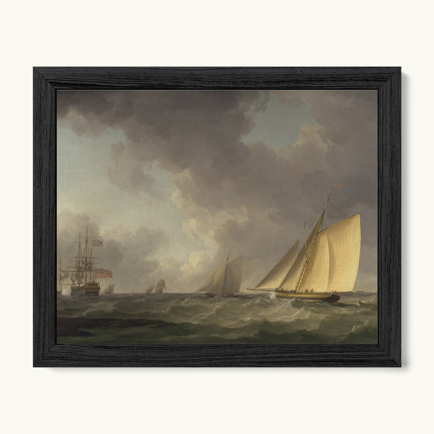 Cutter Close Hauled in a Fresh Breeze