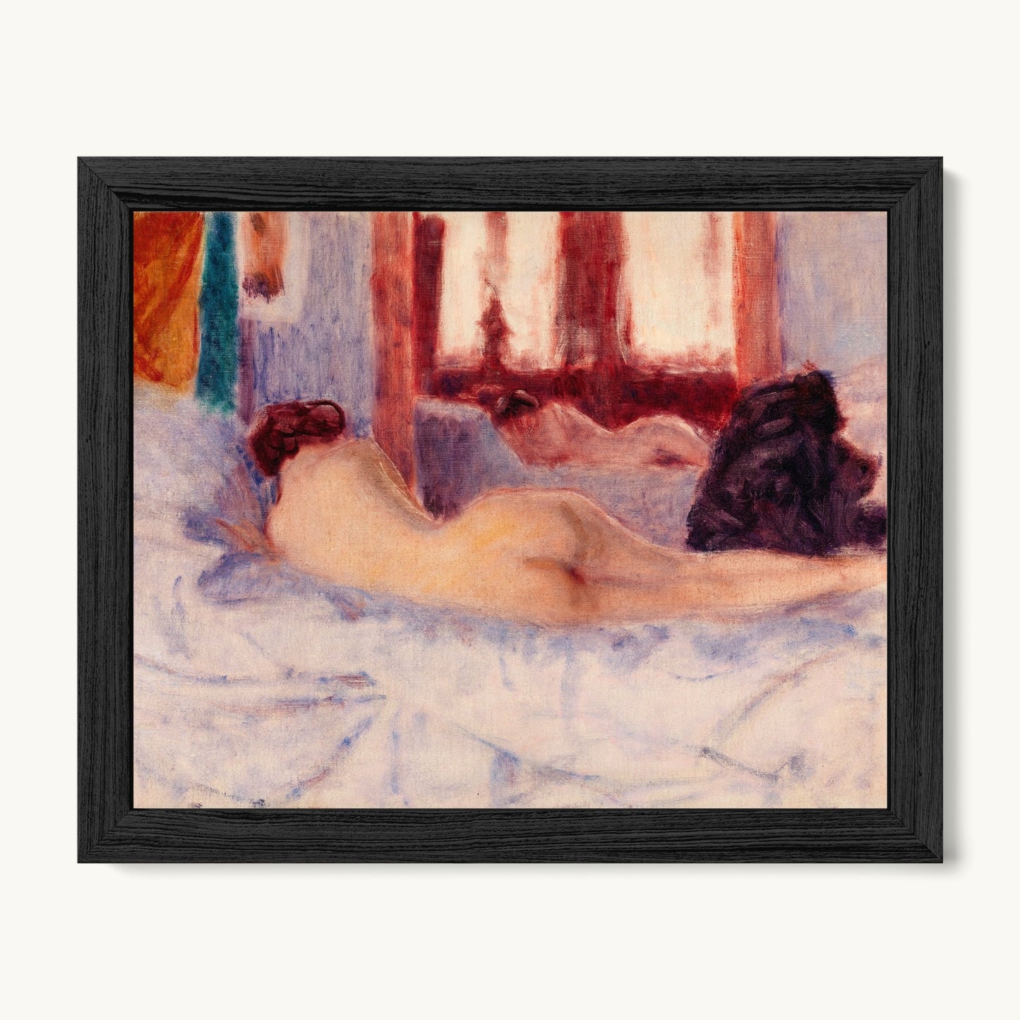A Reclining Nude before a Mirror