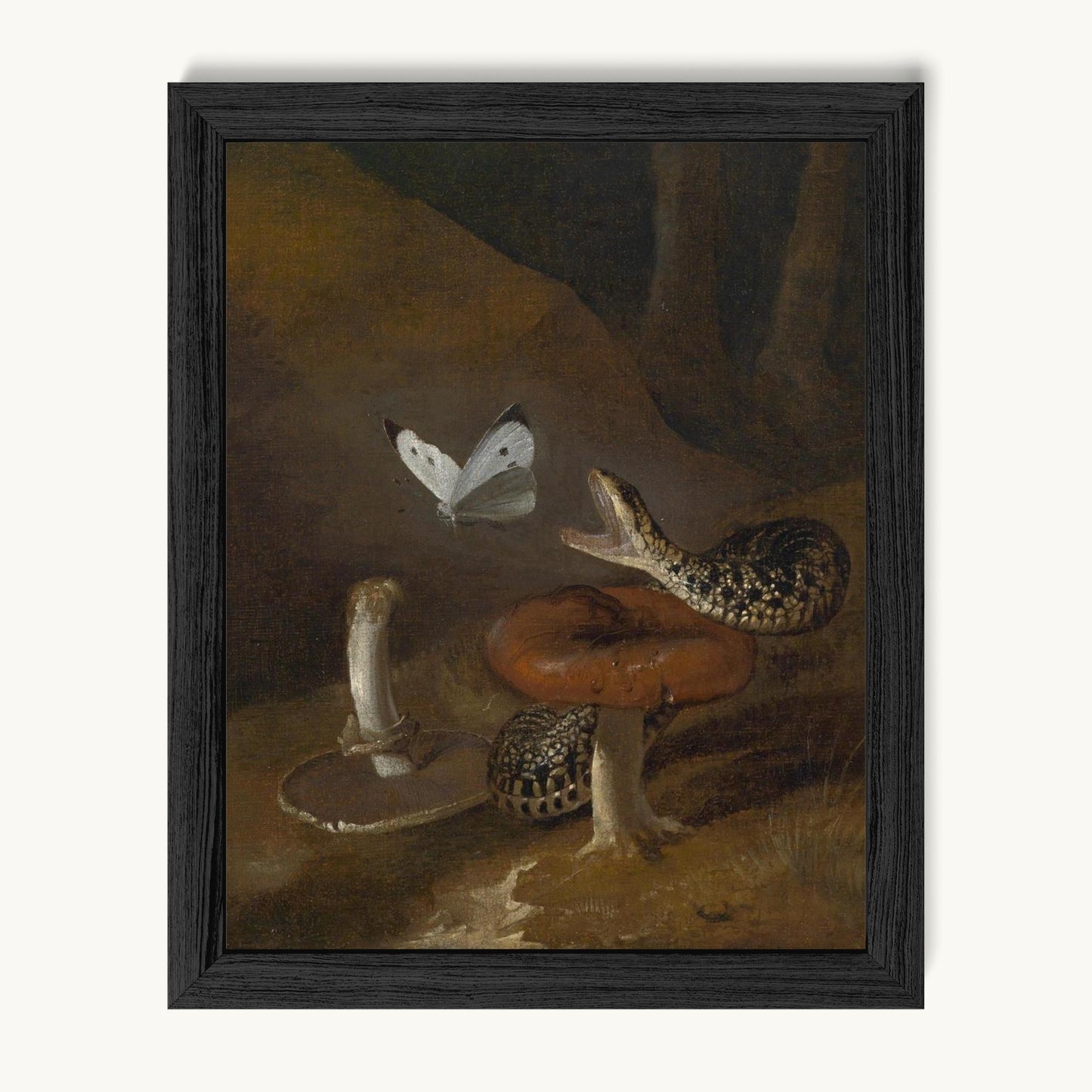 A Sous-bois Still Life with a Snake
