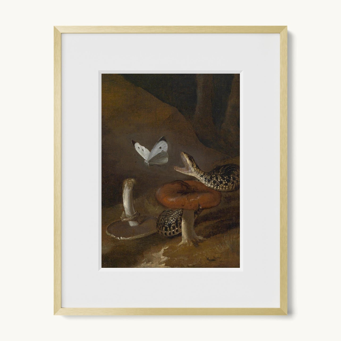 A Sous-bois Still Life with a Snake