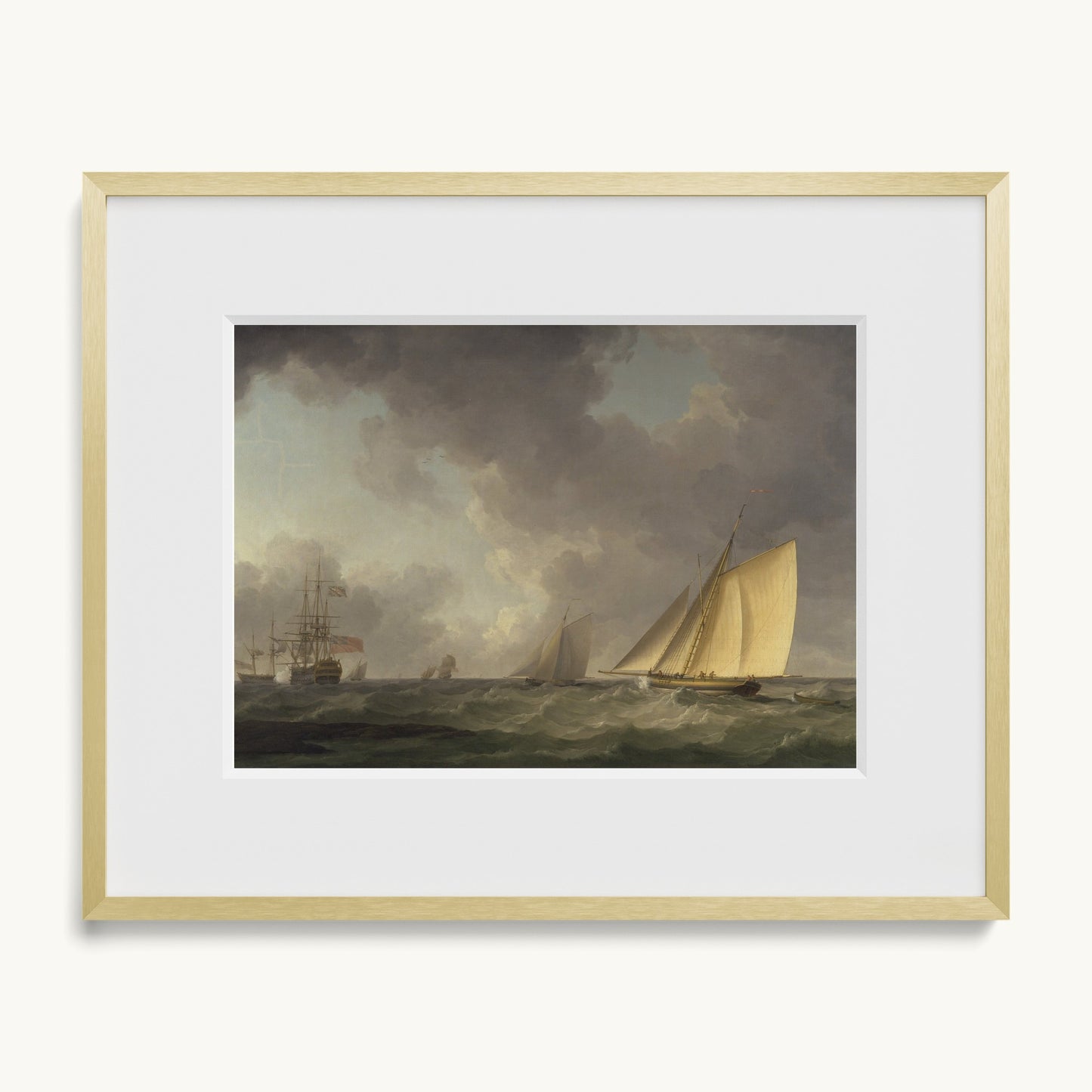 Cutter Close Hauled in a Fresh Breeze