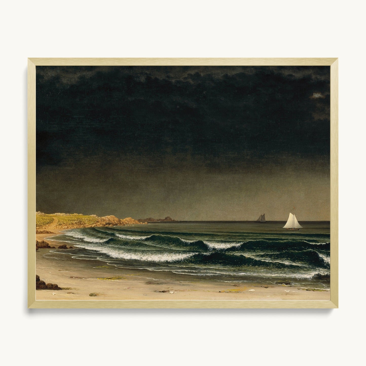 Approaching Storm, Beach near Newport
