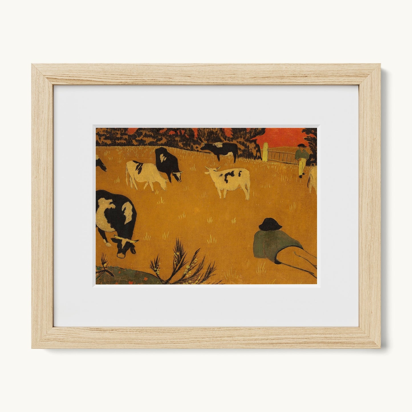 Breton Panel with Cows