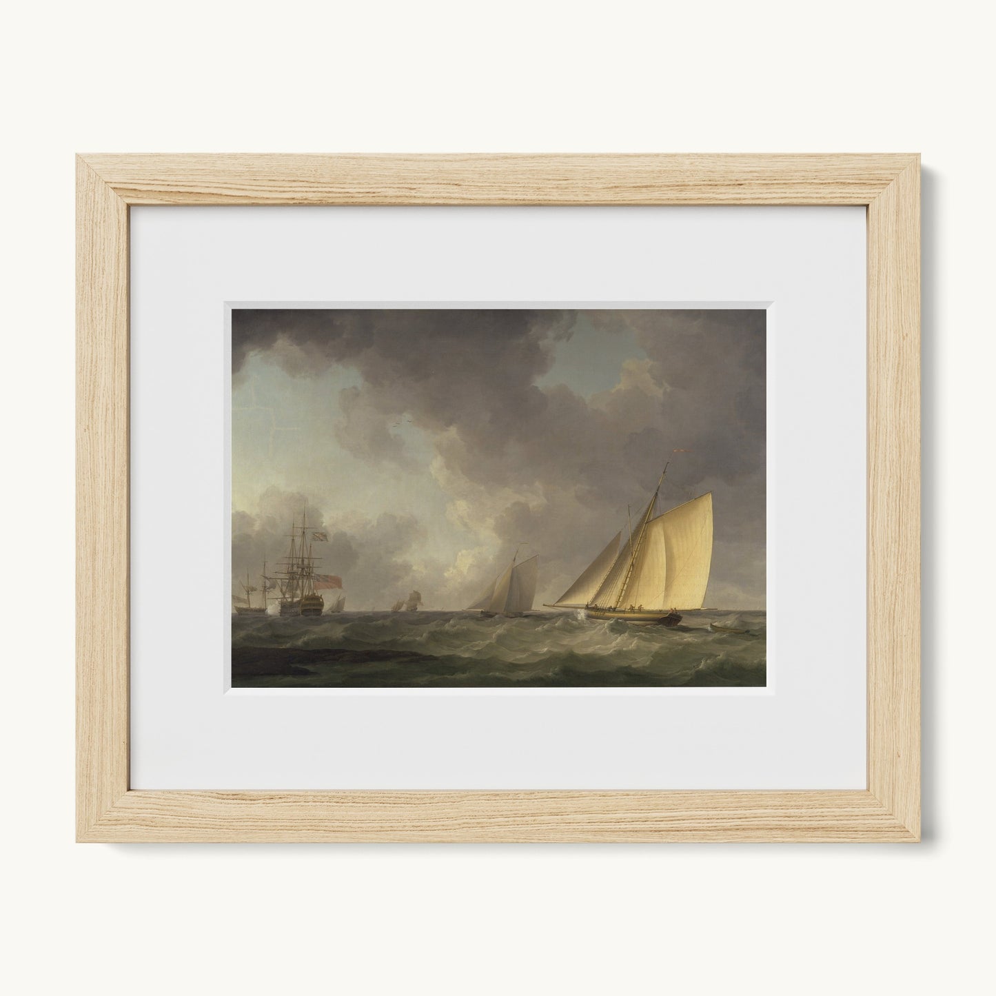 Cutter Close Hauled in a Fresh Breeze