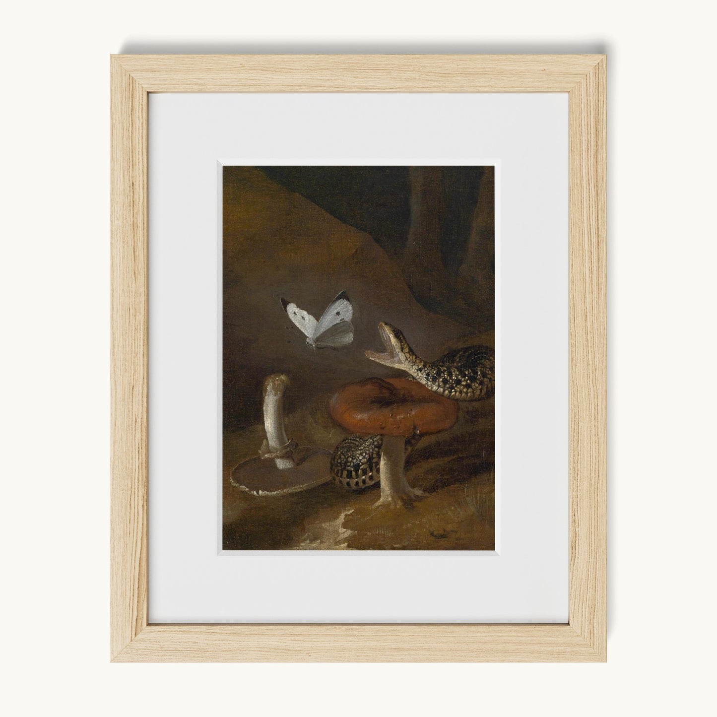 A Sous-bois Still Life with a Snake