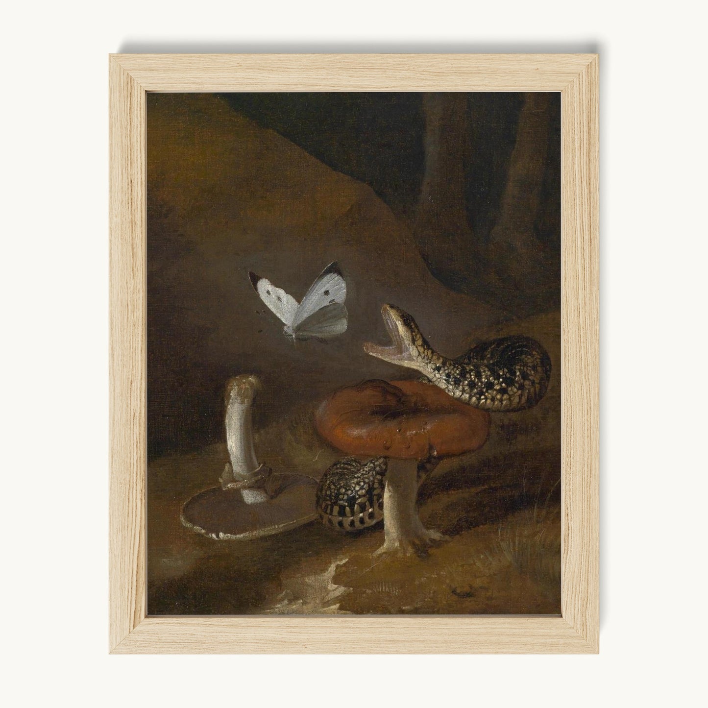 A Sous-bois Still Life with a Snake