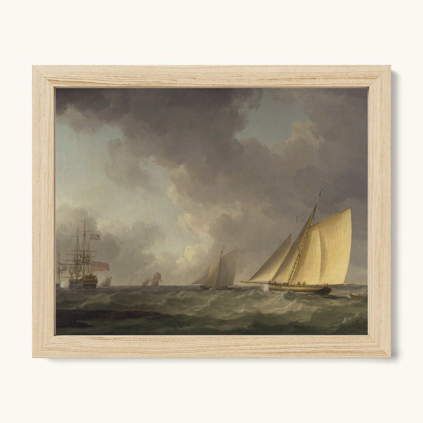 Cutter Close Hauled in a Fresh Breeze
