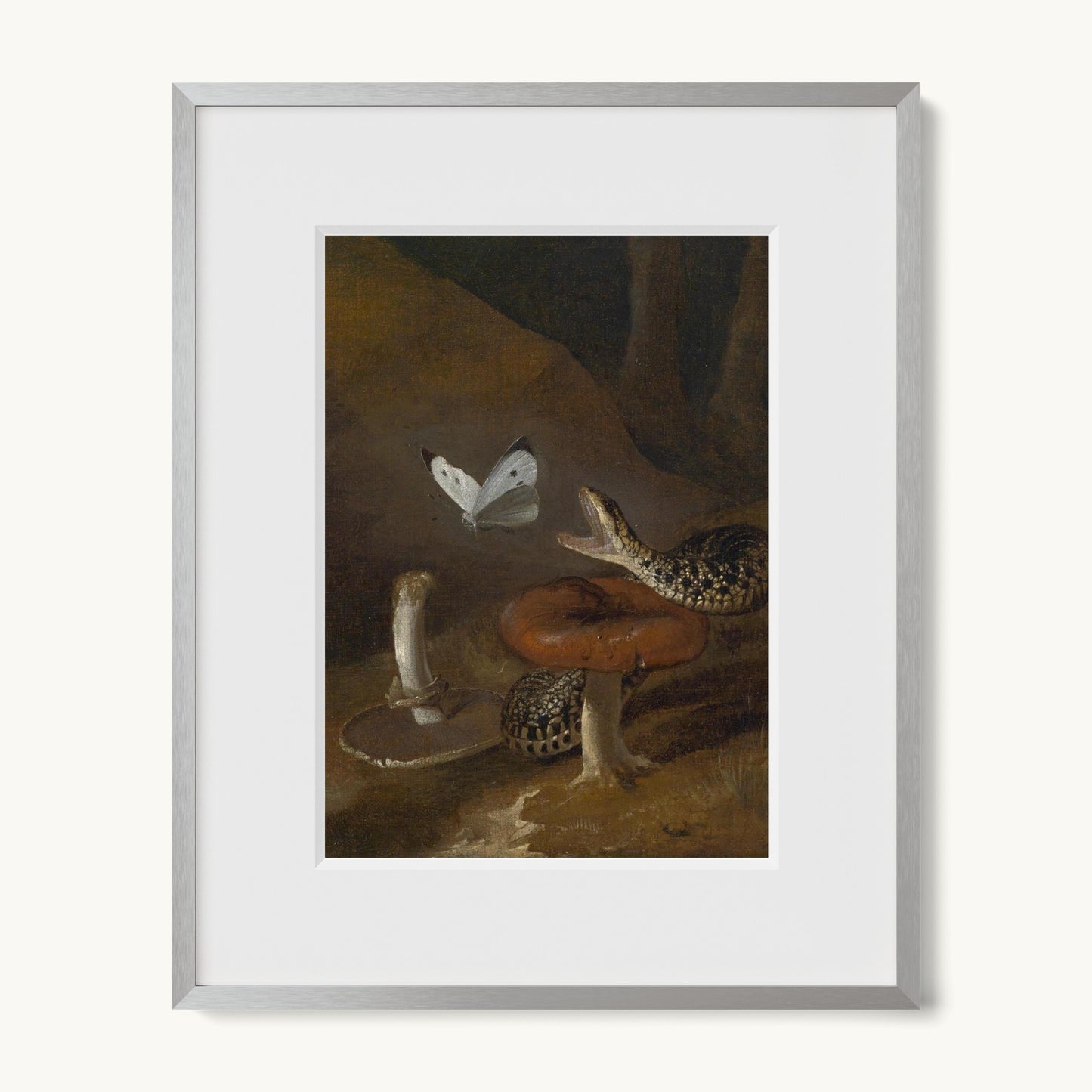 A Sous-bois Still Life with a Snake