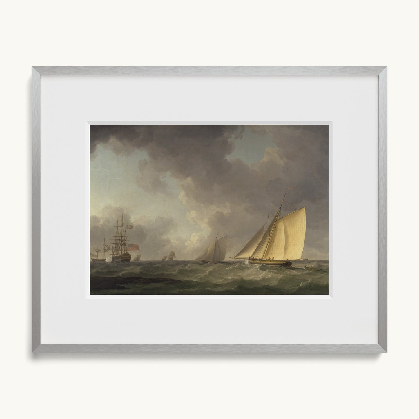 Cutter Close Hauled in a Fresh Breeze