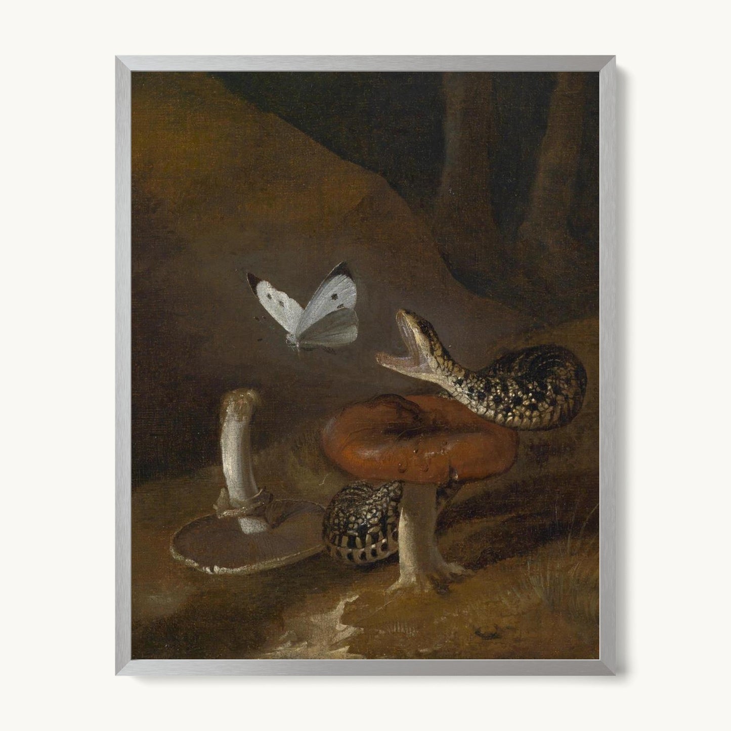A Sous-bois Still Life with a Snake